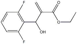 ethyl 2-[(2,6-difluorophenyl)(hydroxy)methyl]prop-2-enoate Structure