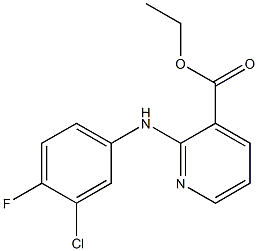 ethyl 2-[(3-chloro-4-fluorophenyl)amino]pyridine-3-carboxylate