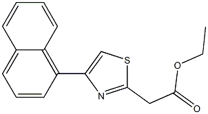ethyl 2-[4-(naphthalen-1-yl)-1,3-thiazol-2-yl]acetate Struktur