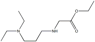 ethyl 2-{[3-(diethylamino)propyl]amino}acetate 结构式