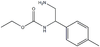 ethyl 2-amino-1-(4-methylphenyl)ethylcarbamate Struktur