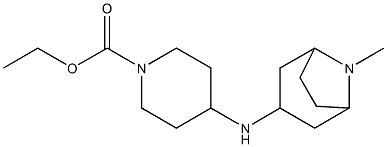 ethyl 4-({8-methyl-8-azabicyclo[3.2.1]octan-3-yl}amino)piperidine-1-carboxylate Structure