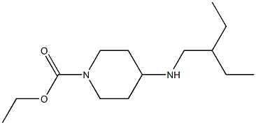 ethyl 4-[(2-ethylbutyl)amino]piperidine-1-carboxylate Struktur