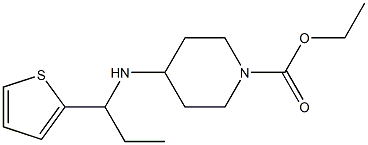 ethyl 4-{[1-(thiophen-2-yl)propyl]amino}piperidine-1-carboxylate