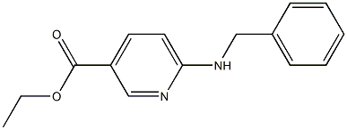 ethyl 6-(benzylamino)pyridine-3-carboxylate 结构式