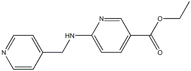 ethyl 6-[(pyridin-4-ylmethyl)amino]pyridine-3-carboxylate Structure