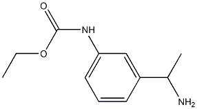 ethyl N-[3-(1-aminoethyl)phenyl]carbamate Structure