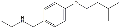 ethyl({[4-(3-methylbutoxy)phenyl]methyl})amine Struktur