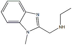 ethyl[(1-methyl-1H-1,3-benzodiazol-2-yl)methyl]amine Struktur