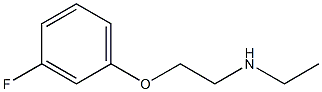 ethyl[2-(3-fluorophenoxy)ethyl]amine Structure