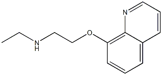 ethyl[2-(quinolin-8-yloxy)ethyl]amine Struktur