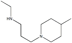 ethyl[3-(4-methylpiperidin-1-yl)propyl]amine 化学構造式