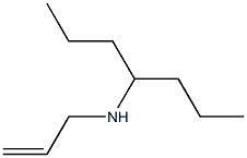 heptan-4-yl(prop-2-en-1-yl)amine 化学構造式