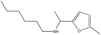 hexyl[1-(5-methylfuran-2-yl)ethyl]amine Struktur