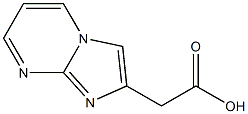 imidazo[1,2-a]pyrimidin-2-ylacetic acid Struktur