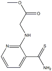  methyl {[3-(aminocarbonothioyl)pyridin-2-yl]amino}acetate