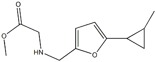 methyl 2-({[5-(2-methylcyclopropyl)furan-2-yl]methyl}amino)acetate|