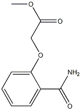 methyl 2-(2-carbamoylphenoxy)acetate Structure