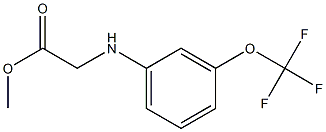 methyl 2-{[3-(trifluoromethoxy)phenyl]amino}acetate