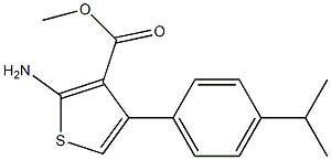 methyl 2-amino-4-[4-(propan-2-yl)phenyl]thiophene-3-carboxylate