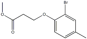 methyl 3-(2-bromo-4-methylphenoxy)propanoate