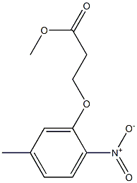 methyl 3-(5-methyl-2-nitrophenoxy)propanoate Structure