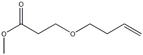 methyl 3-(but-3-en-1-yloxy)propanoate Struktur