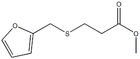 methyl 3-[(furan-2-ylmethyl)sulfanyl]propanoate,,结构式