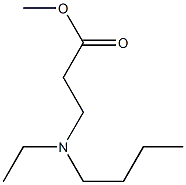 methyl 3-[butyl(ethyl)amino]propanoate Struktur