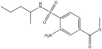 methyl 3-amino-4-(pentan-2-ylsulfamoyl)benzoate Structure