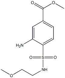 methyl 3-amino-4-[(2-methoxyethyl)sulfamoyl]benzoate