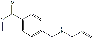 methyl 4-[(prop-2-en-1-ylamino)methyl]benzoate,,结构式