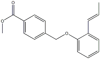  methyl 4-[2-(prop-1-en-1-yl)phenoxymethyl]benzoate