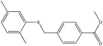  methyl 4-{[(2,5-dimethylphenyl)sulfanyl]methyl}benzoate