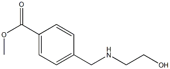 methyl 4-{[(2-hydroxyethyl)amino]methyl}benzoate Struktur
