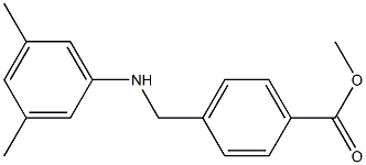 methyl 4-{[(3,5-dimethylphenyl)amino]methyl}benzoate Structure