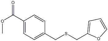 methyl 4-{[(furan-2-ylmethyl)sulfanyl]methyl}benzoate Structure