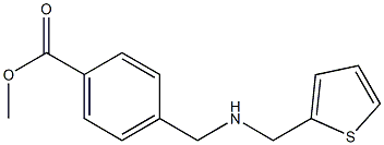 methyl 4-{[(thiophen-2-ylmethyl)amino]methyl}benzoate Structure