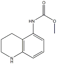 methyl N-(1,2,3,4-tetrahydroquinolin-5-yl)carbamate Struktur