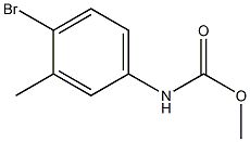 methyl N-(4-bromo-3-methylphenyl)carbamate Struktur