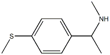 methyl({1-[4-(methylsulfanyl)phenyl]ethyl})amine Structure