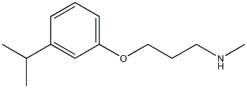 methyl({3-[3-(propan-2-yl)phenoxy]propyl})amine Struktur
