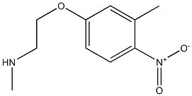 methyl[2-(3-methyl-4-nitrophenoxy)ethyl]amine Structure