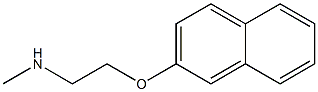 methyl[2-(naphthalen-2-yloxy)ethyl]amine,,结构式