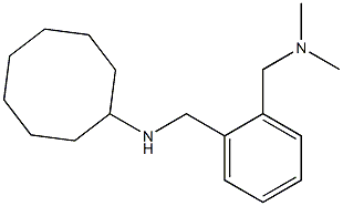 N-({2-[(dimethylamino)methyl]phenyl}methyl)cyclooctanamine Struktur