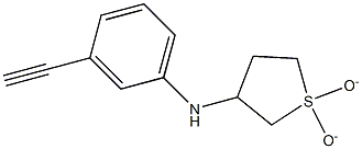 N-(1,1-dioxidotetrahydrothien-3-yl)-N-(3-ethynylphenyl)amine Struktur