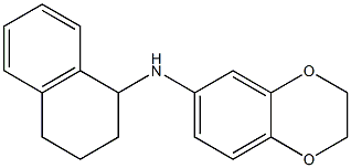 N-(1,2,3,4-tetrahydronaphthalen-1-yl)-2,3-dihydro-1,4-benzodioxin-6-amine Structure