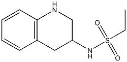 N-(1,2,3,4-tetrahydroquinolin-3-yl)ethane-1-sulfonamide,,结构式