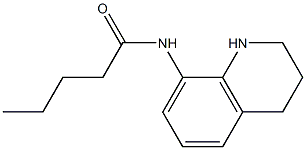 N-(1,2,3,4-tetrahydroquinolin-8-yl)pentanamide Structure