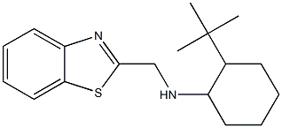 N-(1,3-benzothiazol-2-ylmethyl)-2-tert-butylcyclohexan-1-amine Structure